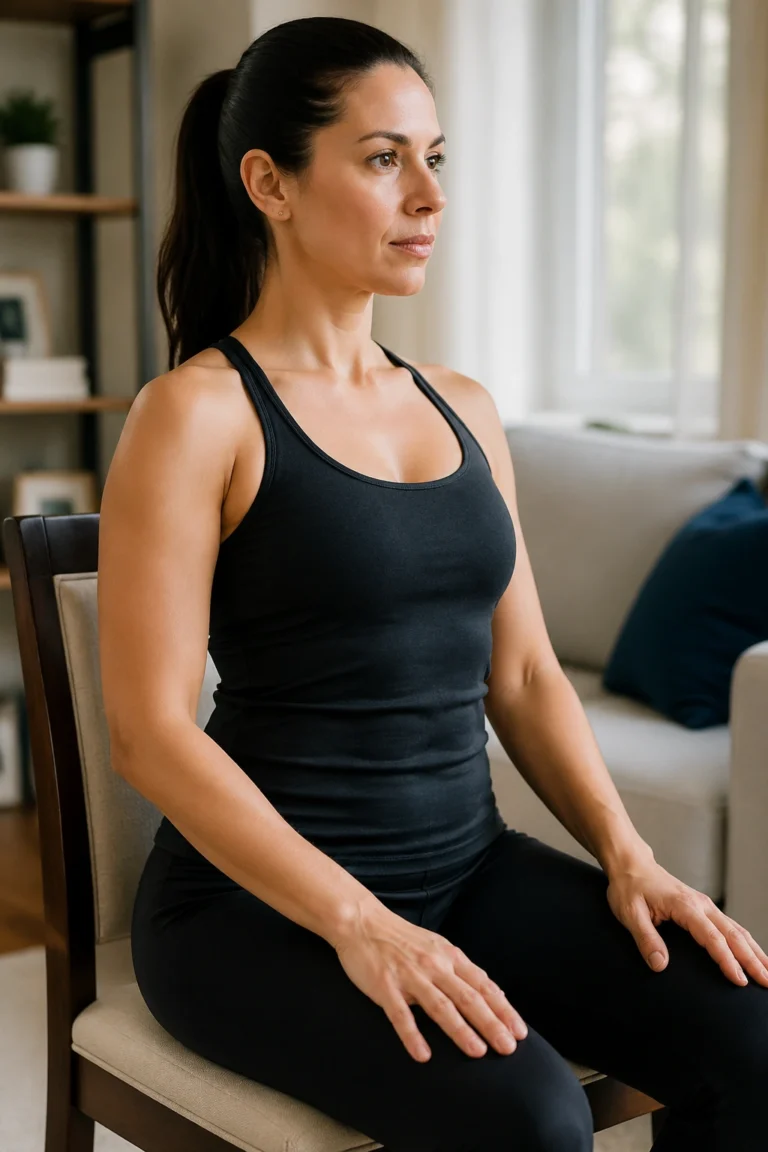 18 Seated Belly Fat Exercises to Do in a Chair