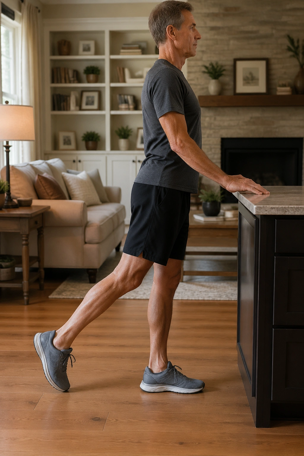 Standing hip extension exercise to improve push-off power