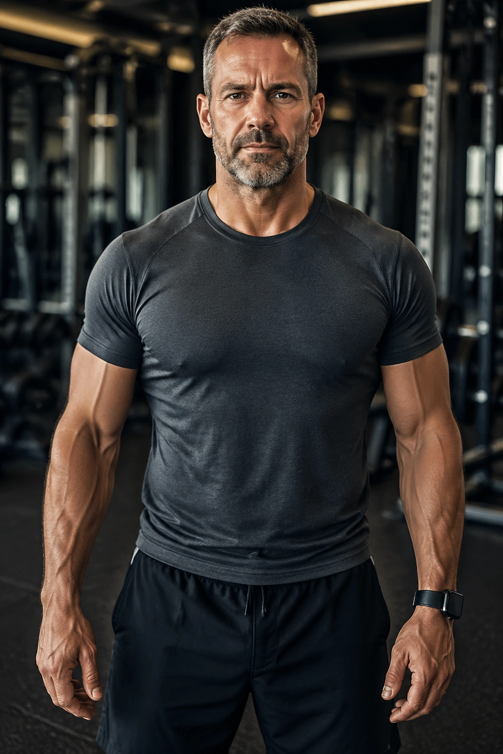 Close-up torso of a person in athletic wear emphasizing the waist area