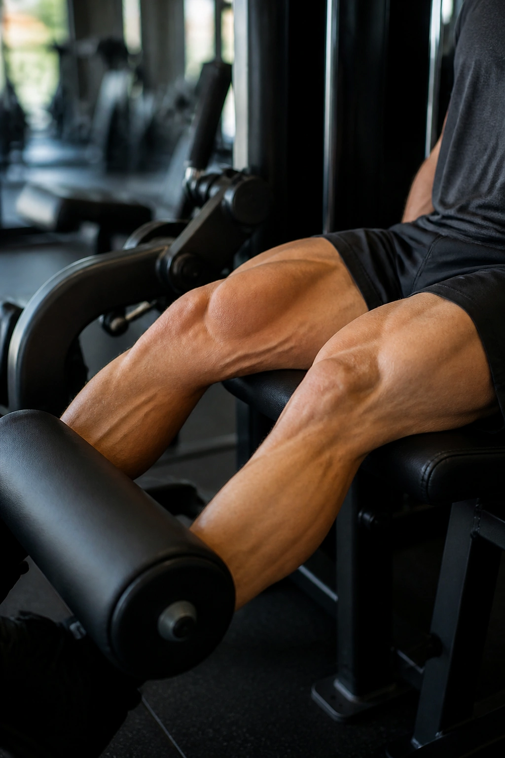 Leg extension exercise focusing on quadriceps