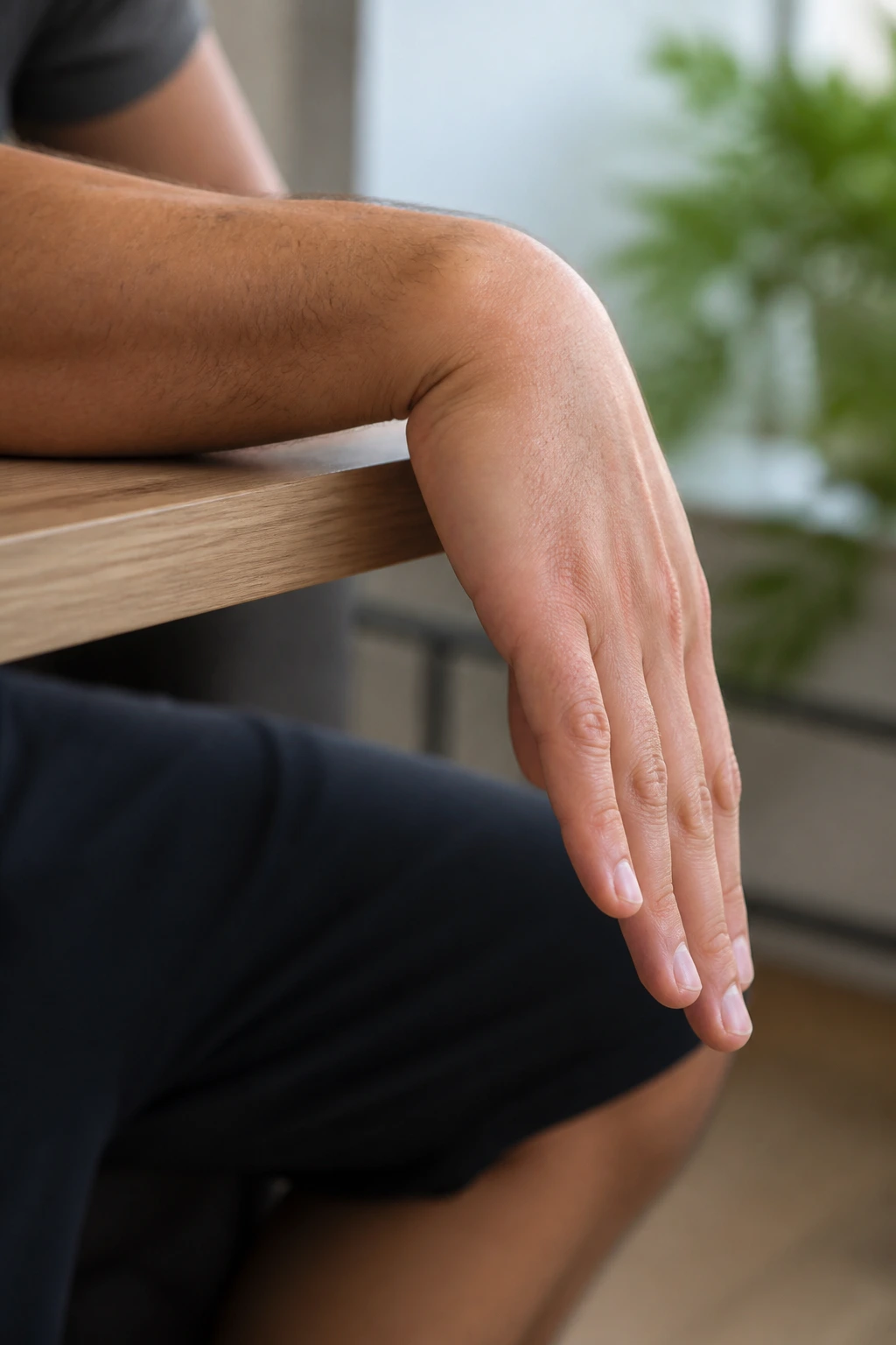 Radial deviation stretch with hand moving side to side