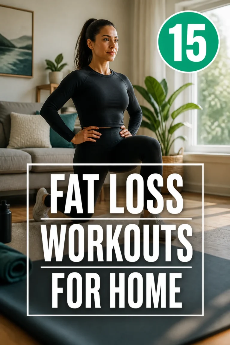 15 Workouts for Fat Loss You Can Do at Home